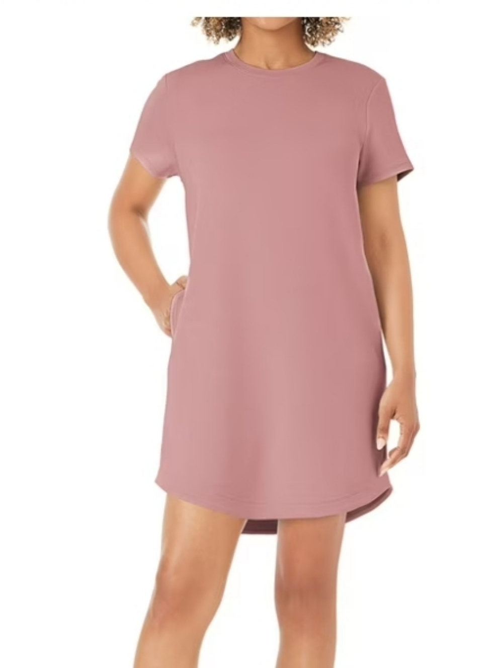 2XL Member's Mark Women's Sandwash Short Sleeve Mini Dress-A02